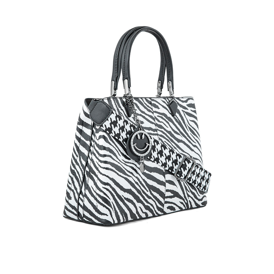 Blkwht Formal Hand Bag P36290