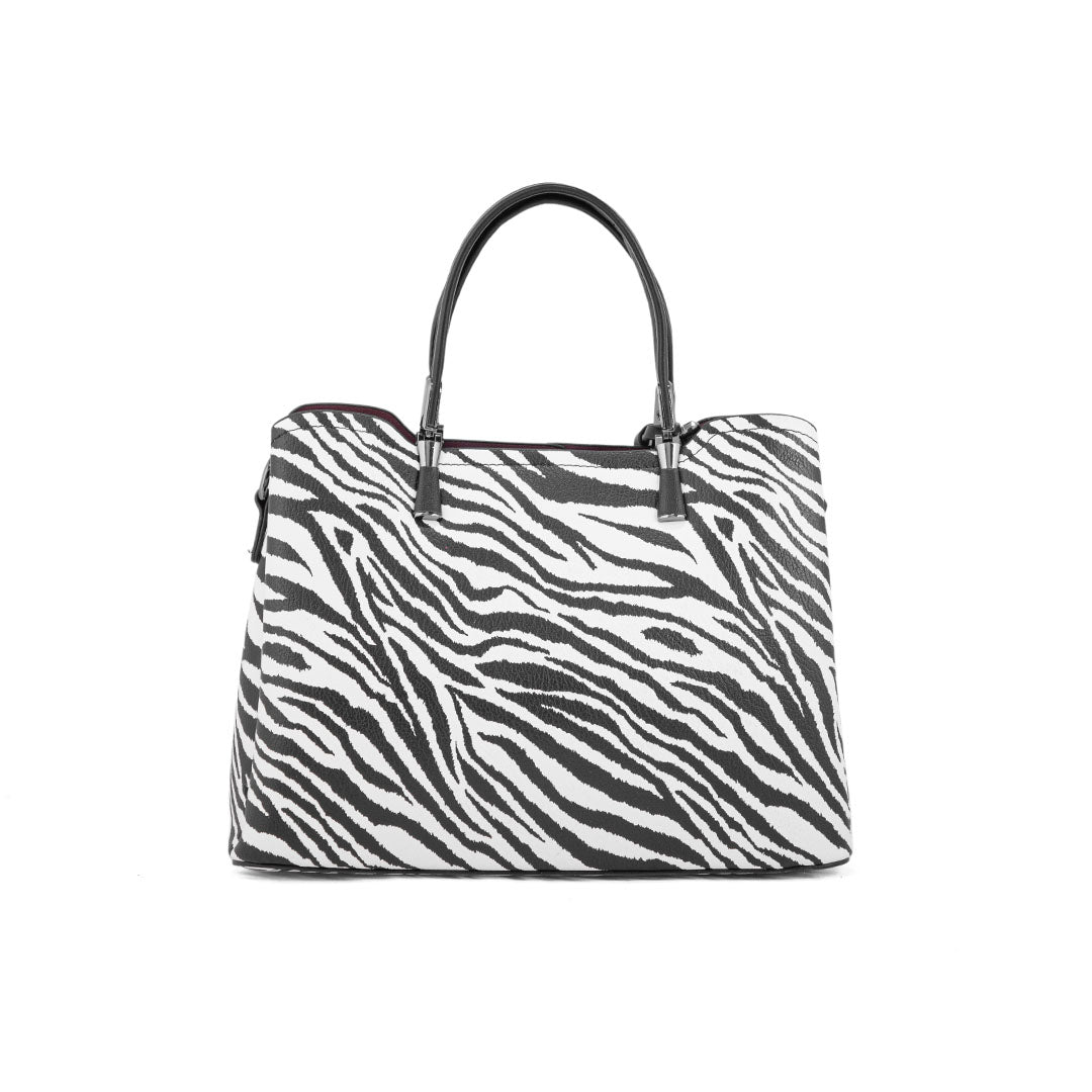 Blkwht Formal Hand Bag P36291