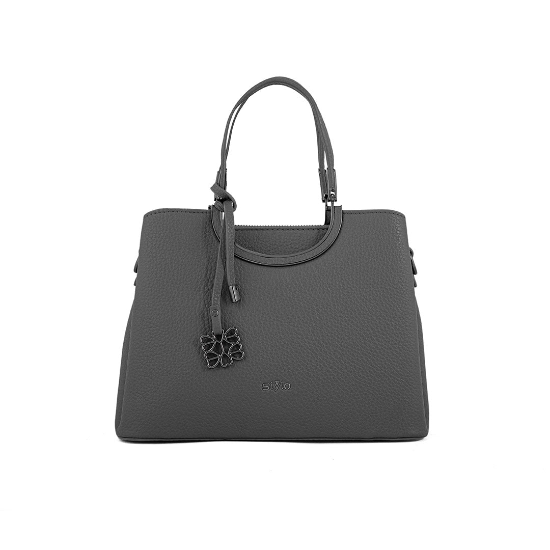 Grey Formal Hand Bag P36292