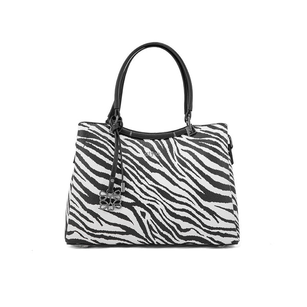 Blkwht Formal Hand Bag P36294