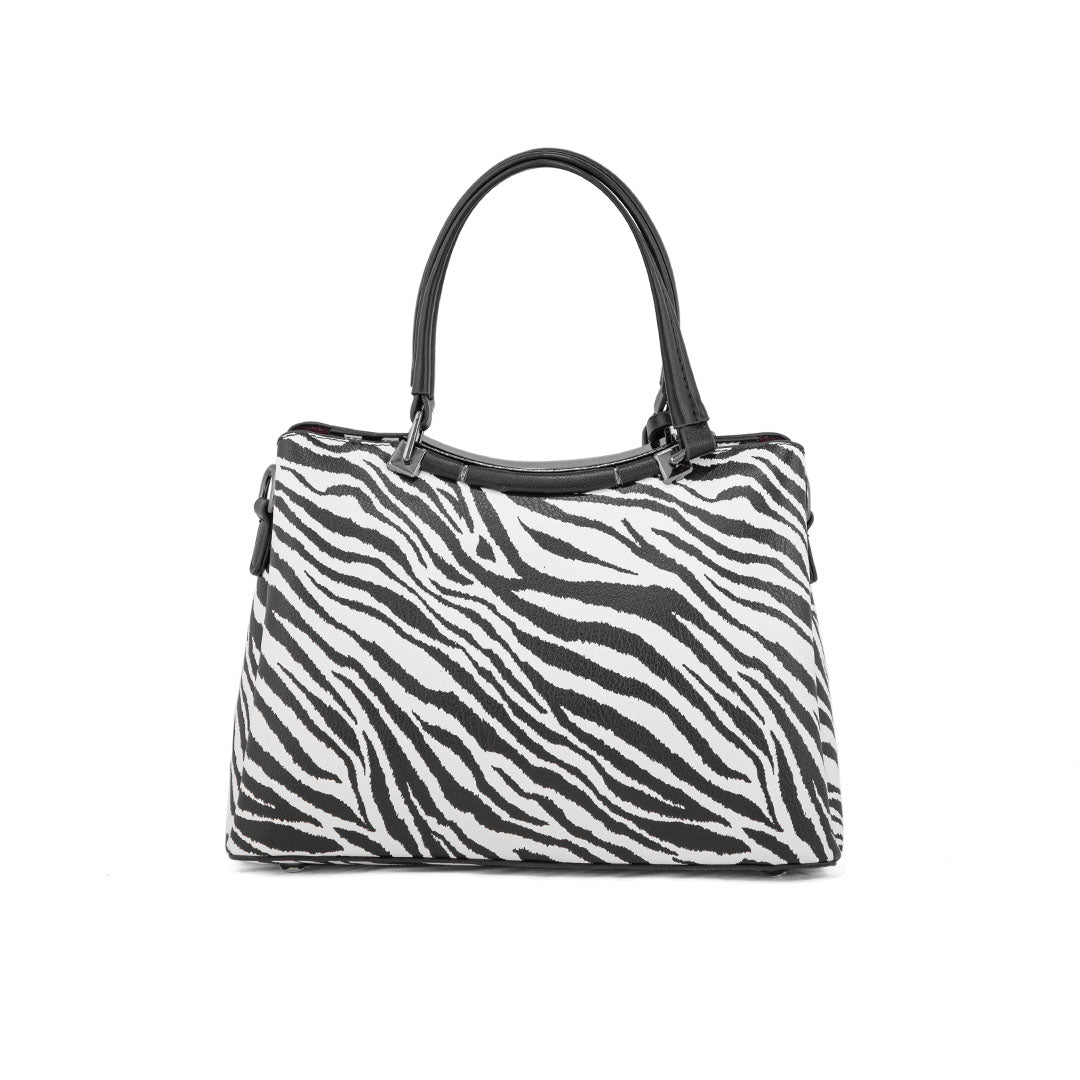 Blkwht Formal Hand Bag P36294
