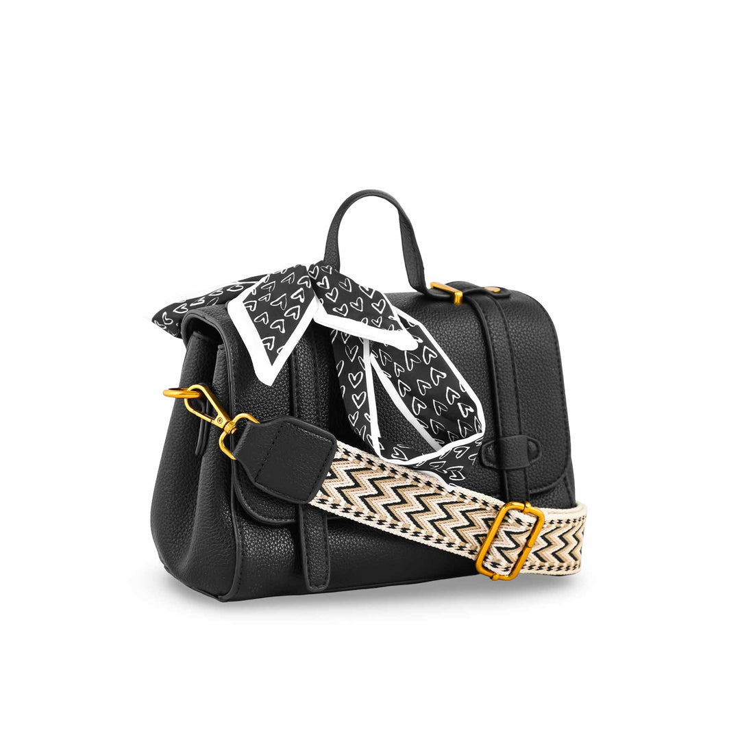 Black Formal Shoulder Bag For Women P36297