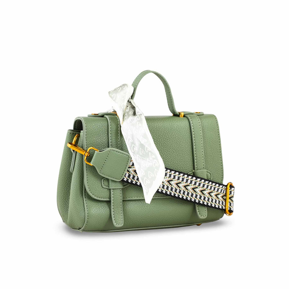 Green Formal Shoulder Bag For Ladies P36297