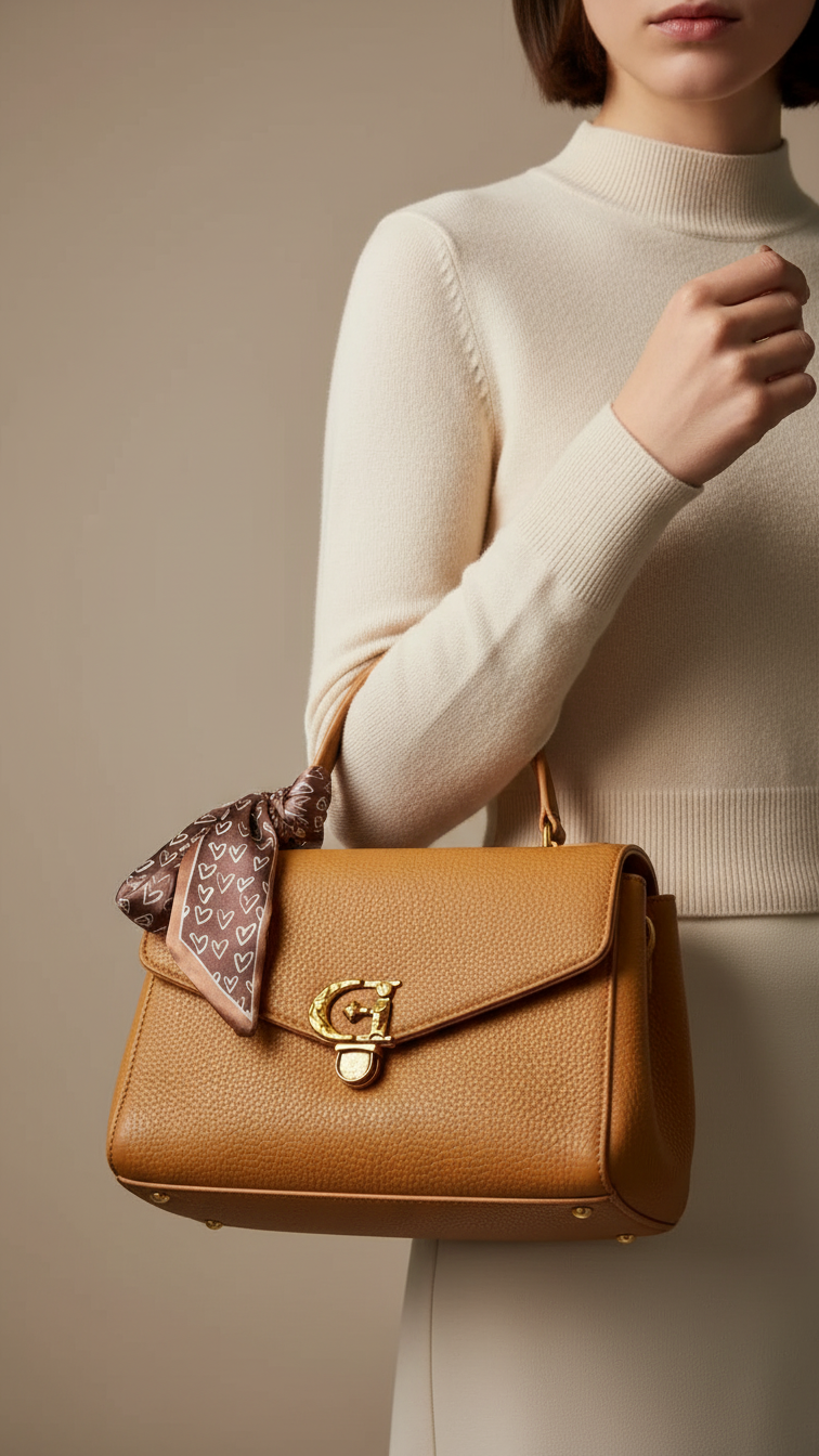 Brown Formal Shoulder Bag P36298