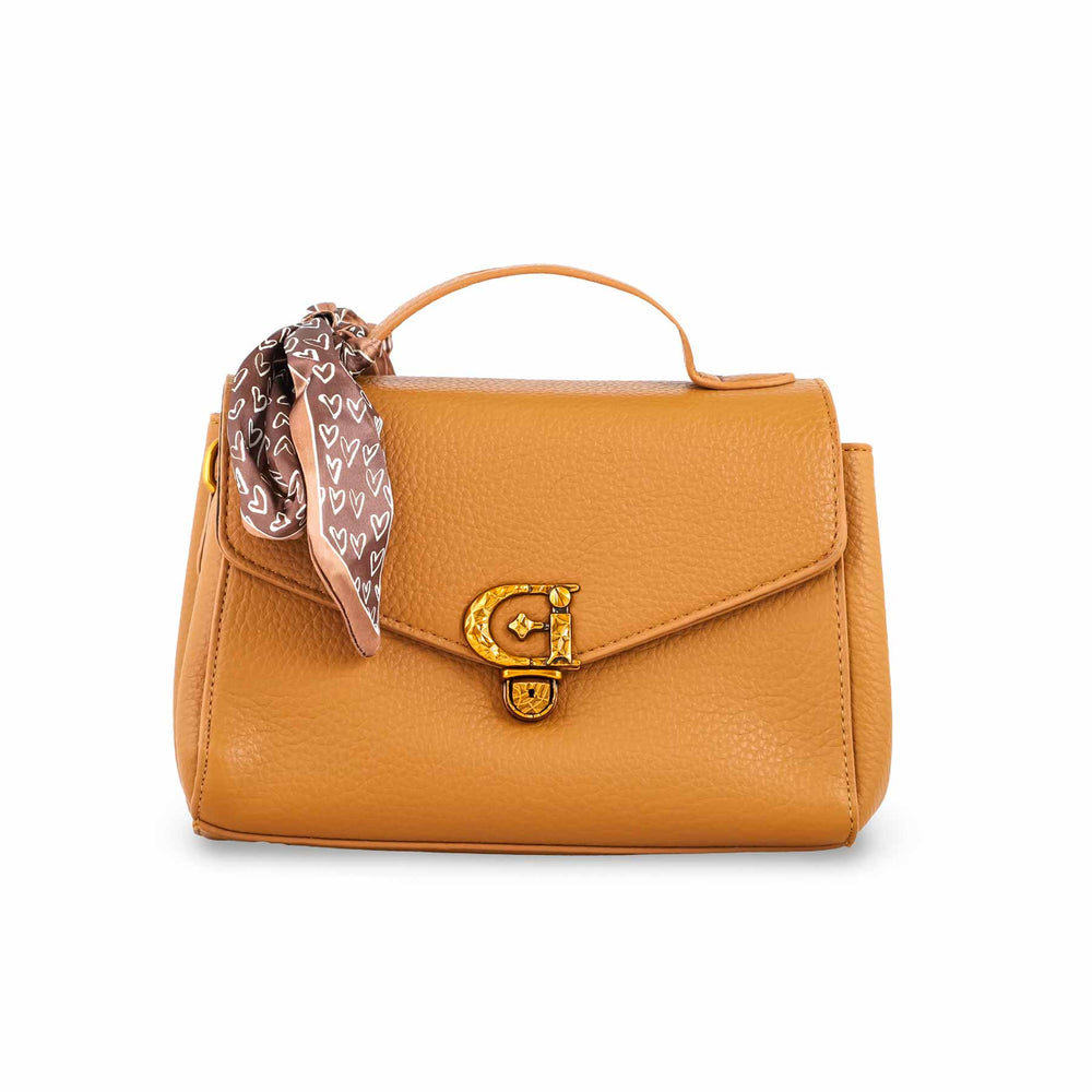 Brown Formal Shoulder Bag P36298