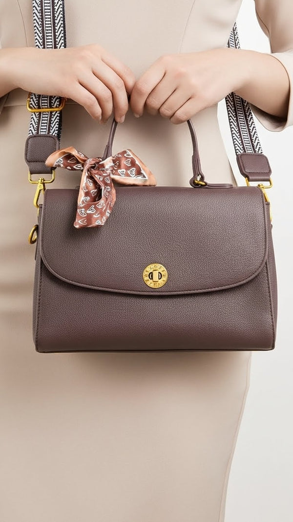 Brown Formal Shoulder Bag P36299