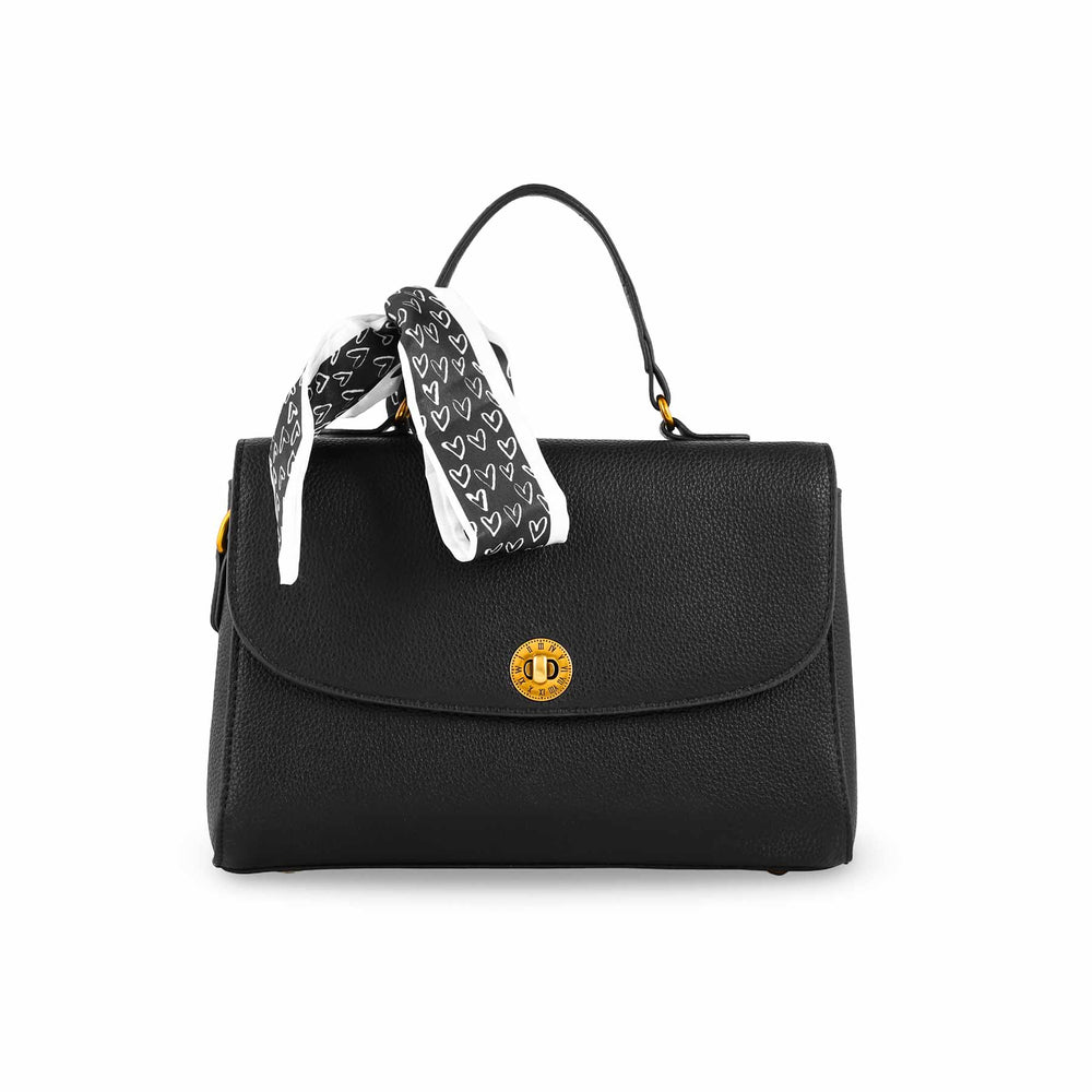 Black Formal Shoulder Bag P36299