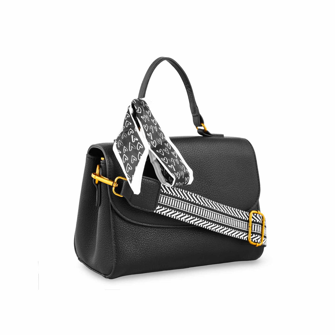 Black Formal Shoulder Bag P36299