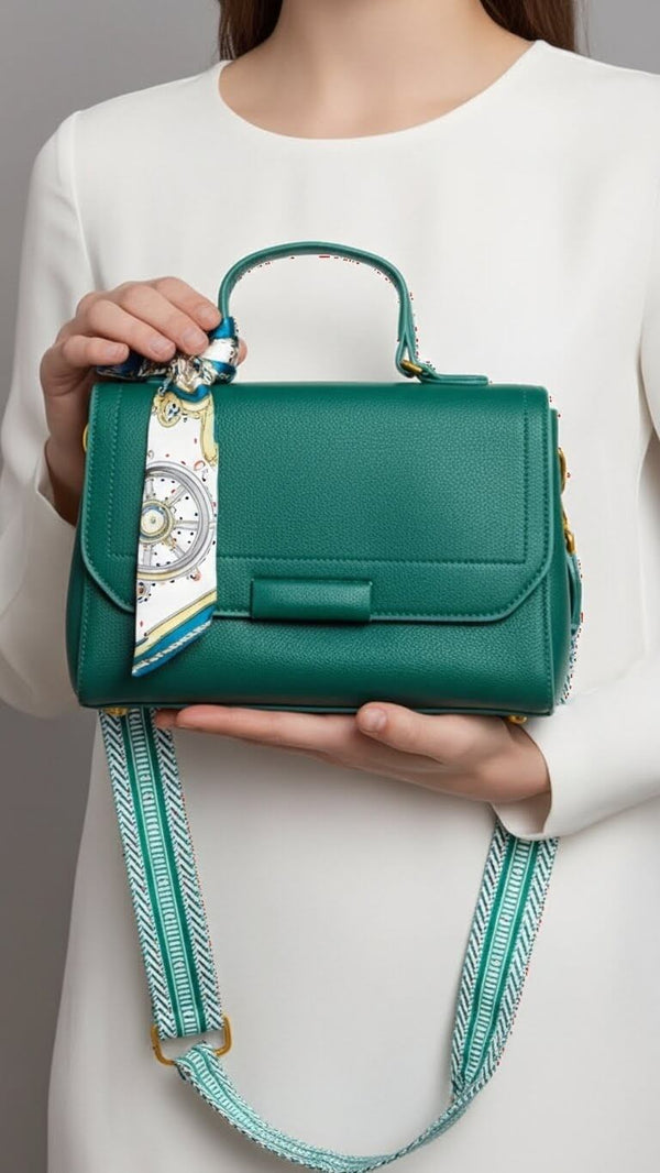 Green Formal Shoulder Bag For Ladies P36300