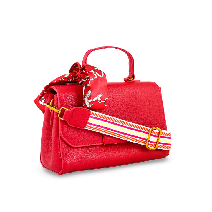 Red Formal Shoulder Bag For Ladies P36300