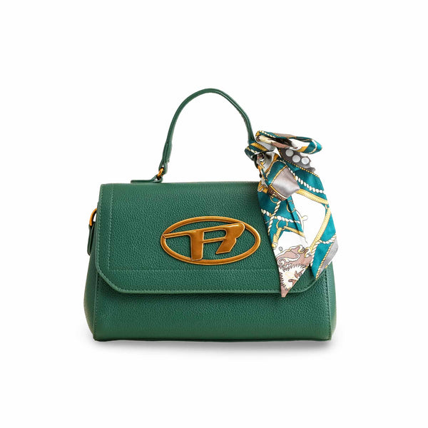 Green Formal Shoulder Bag P36301