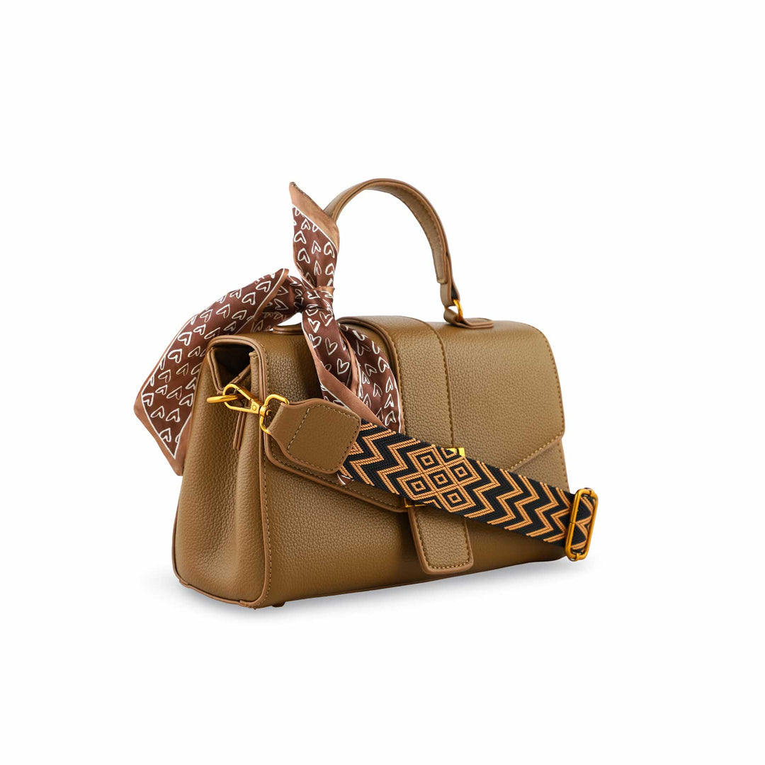 Brown Formal Shoulder Bag For Women P36302