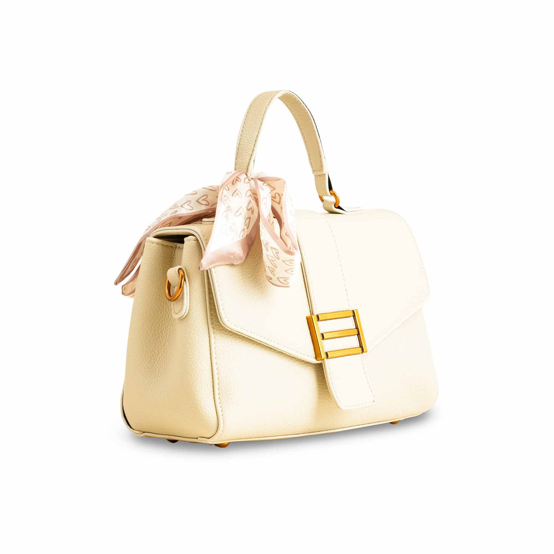 Beige Formal Shoulder Bag P36302