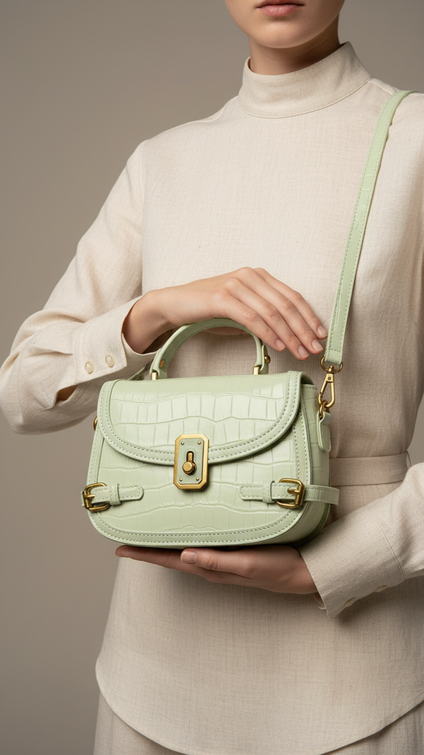 Green Formal Shoulder Bag P36303