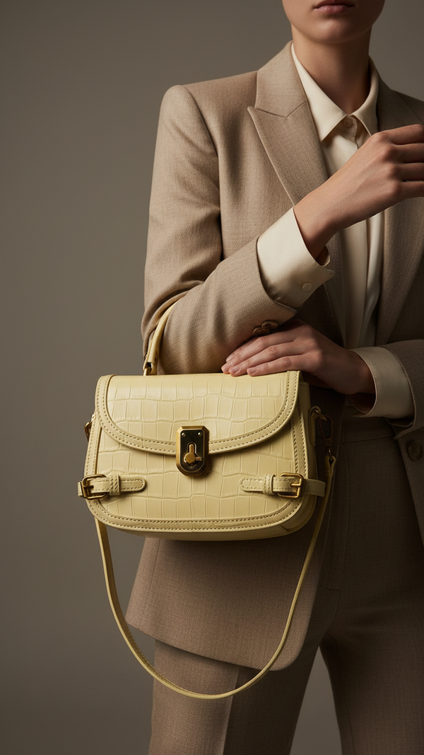 Yellow Formal Shoulder Bag P36303