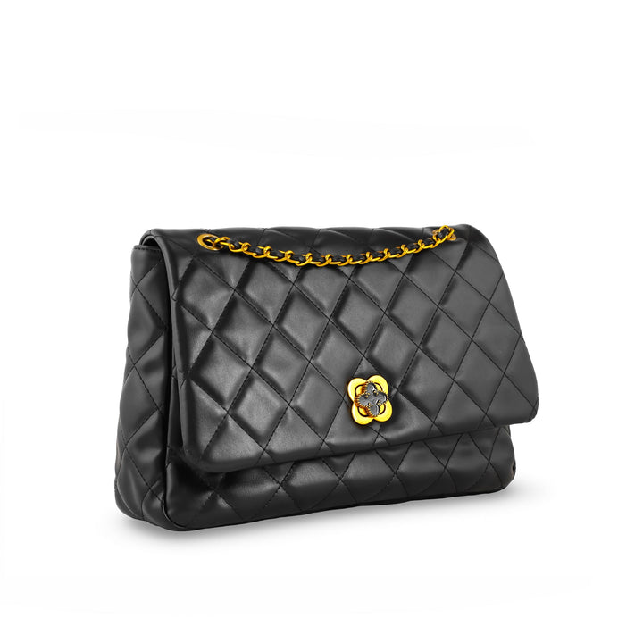 Black Women Formal Shoulder Bag P36304