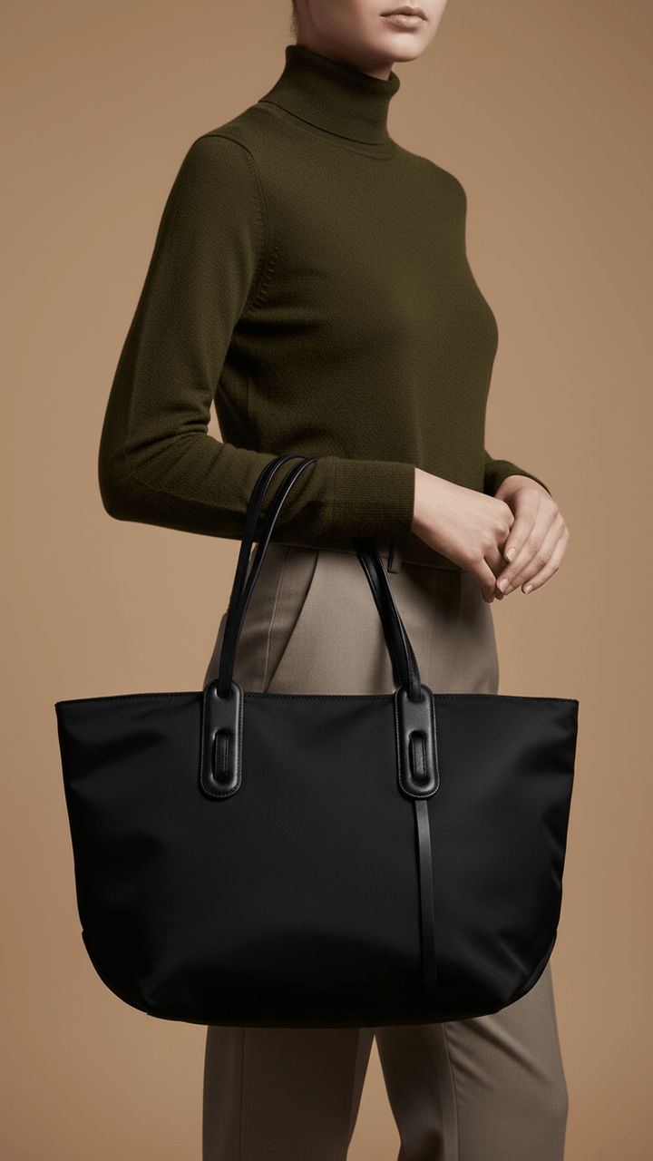 Black Formal Shoulder Bag For Women P36309
