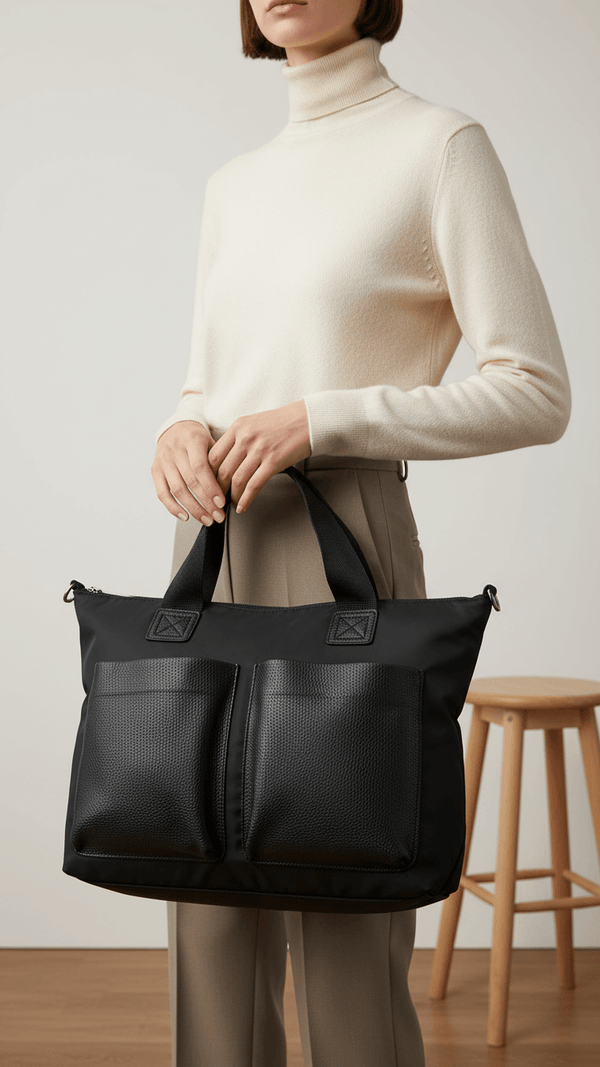 Black Formal Shoulder Bag P36311