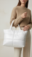 White Formal Hand Bag P36313