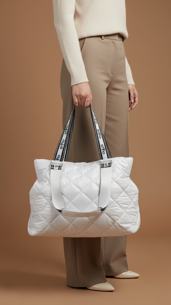 White Formal Shoulder Bag P36314
