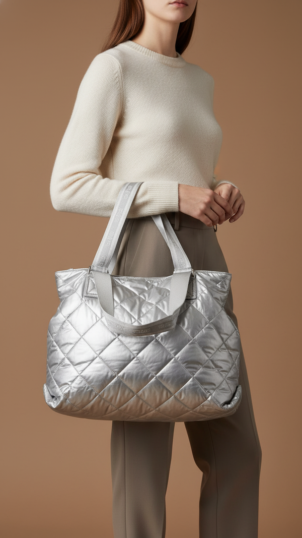 Silver Formal Shoulder Bag P36314