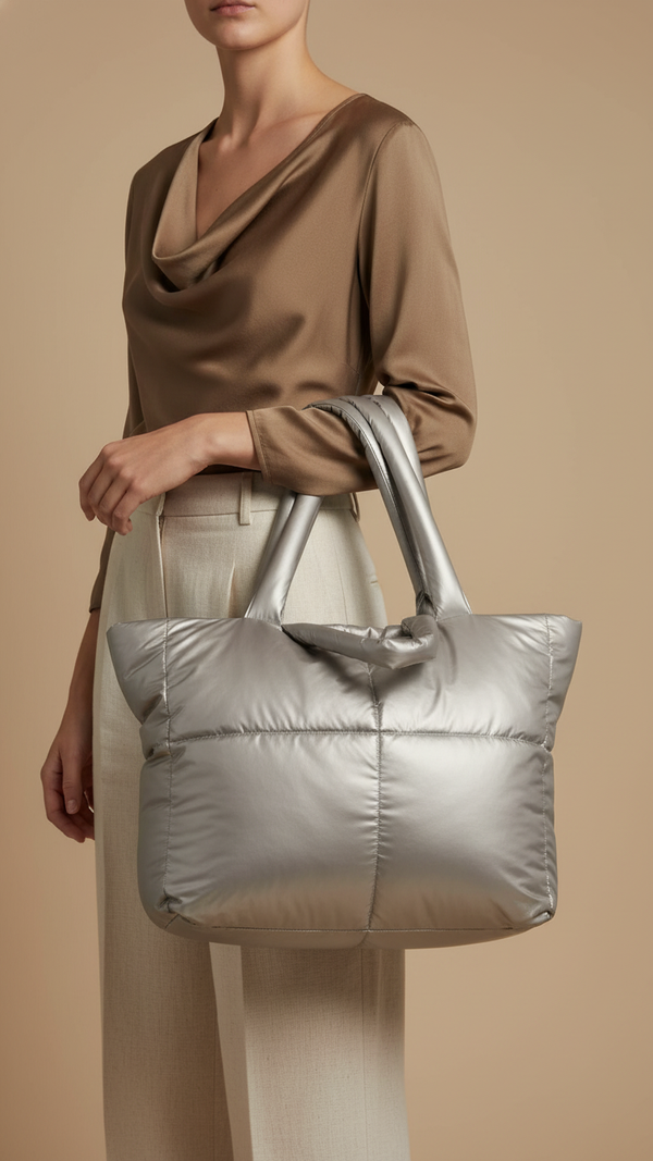 Grey Formal Shoulder Bag P36316