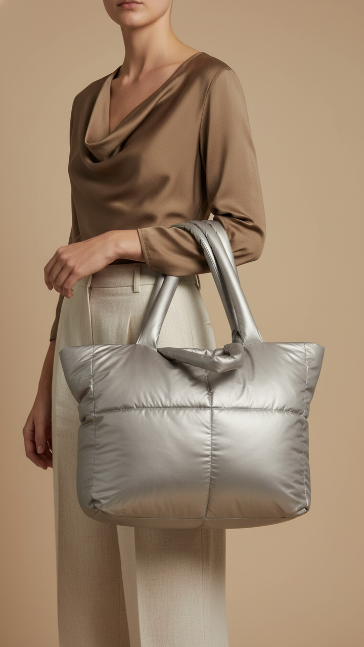 Grey Formal Shoulder Bag P36316