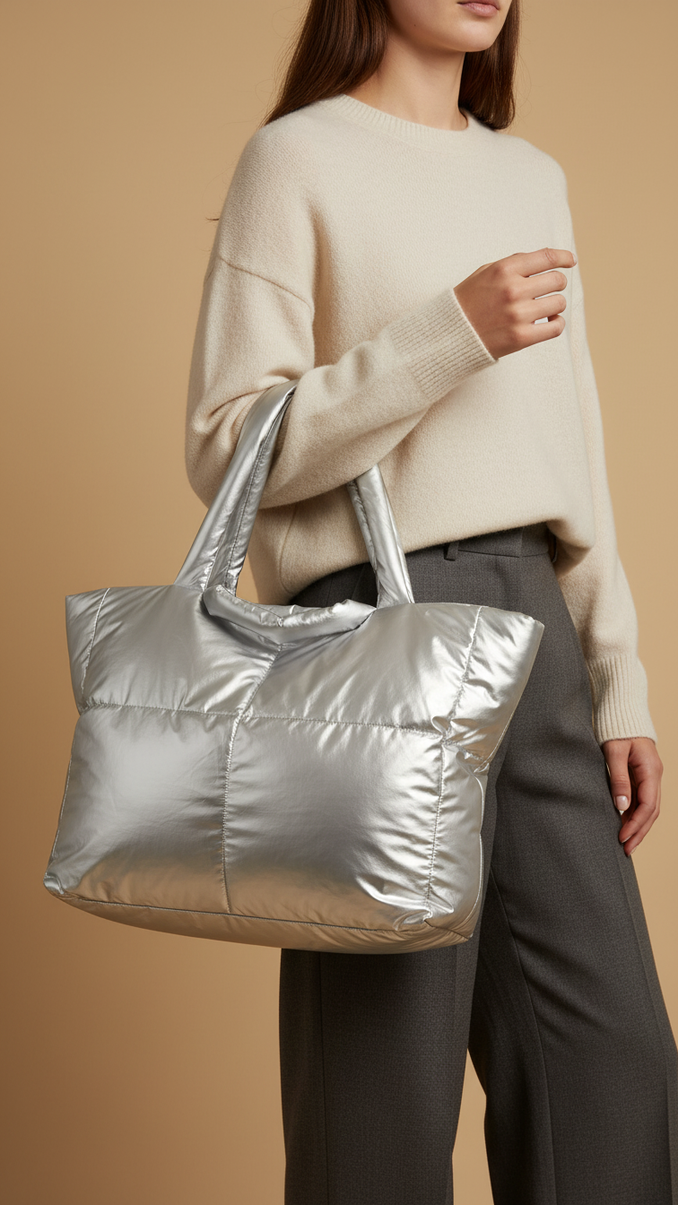Silver Formal Shoulder Bag P36316