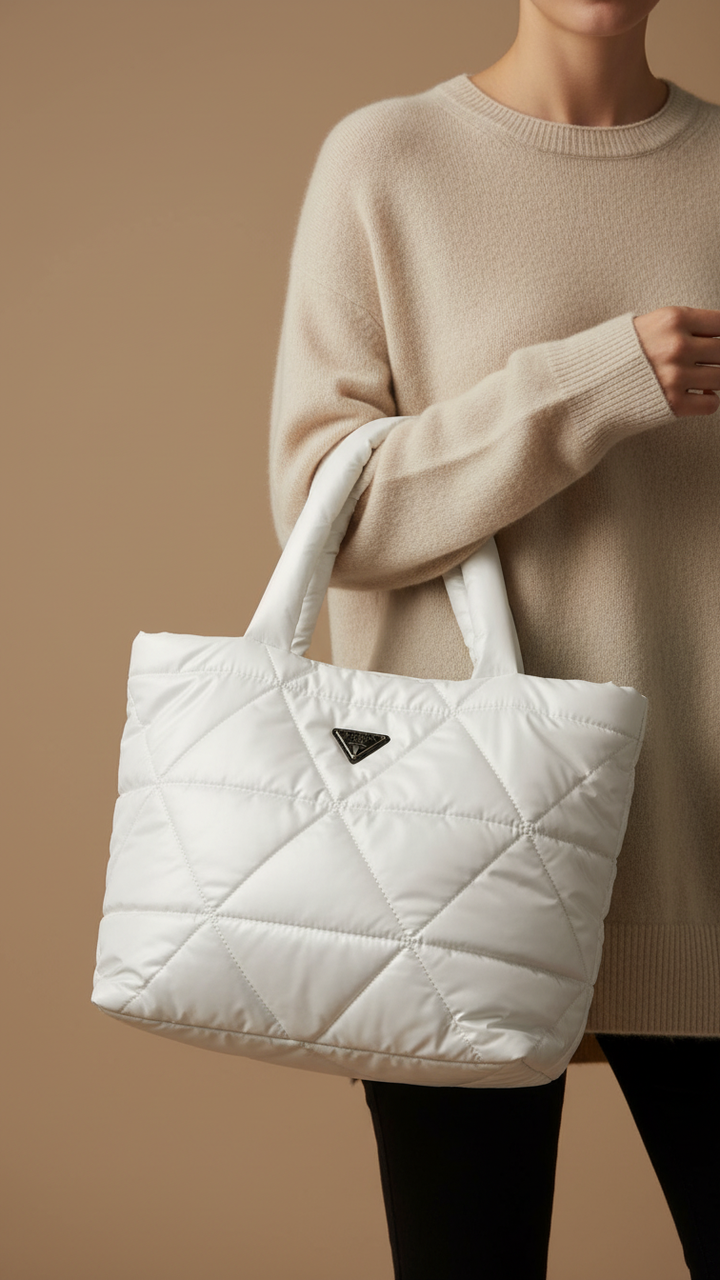 White Formal Shoulder Bag P36318