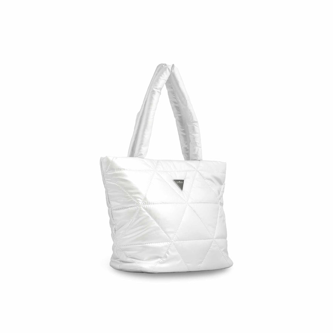White Formal Shoulder Bag P36318