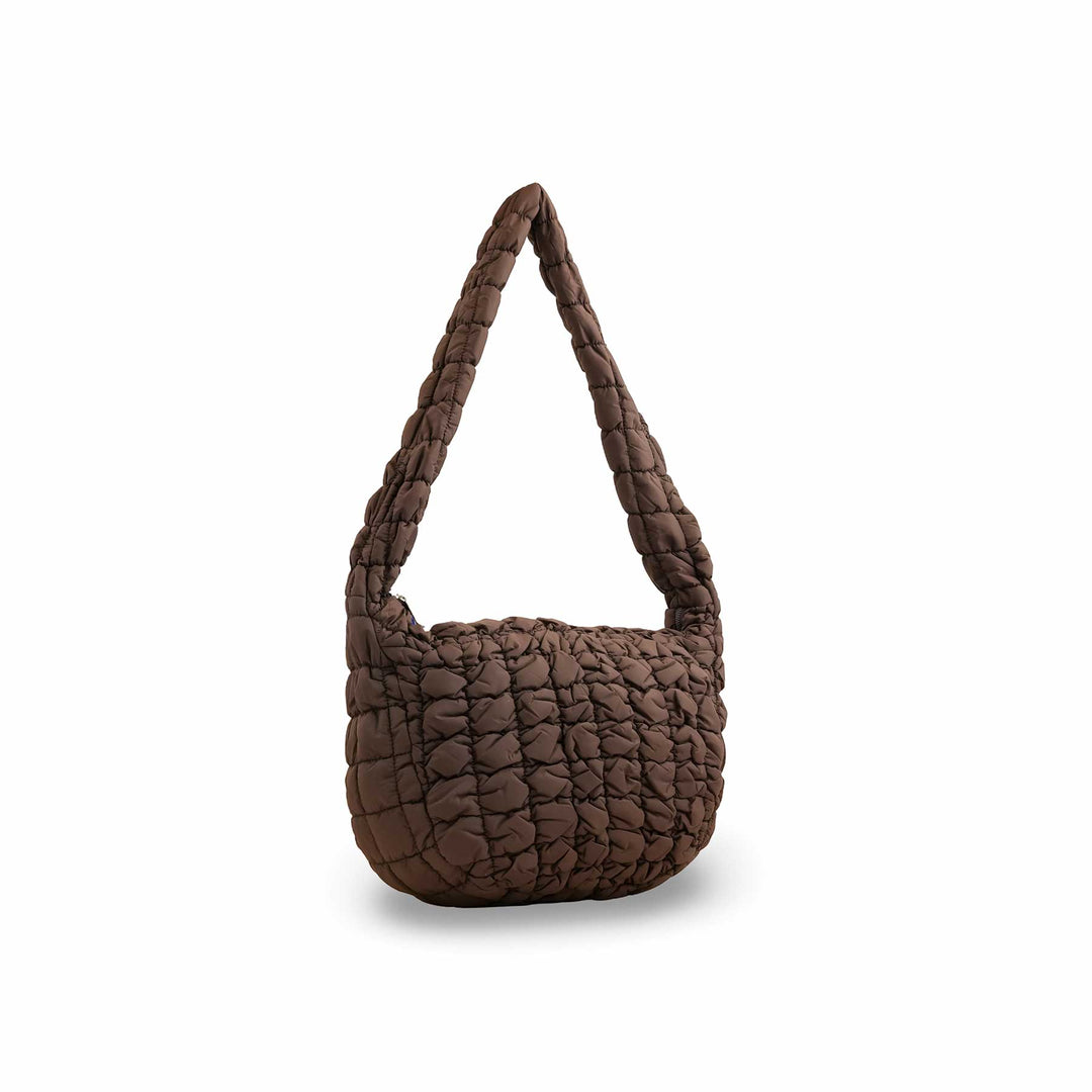 Coffee Formal Shoulder Bag P36320