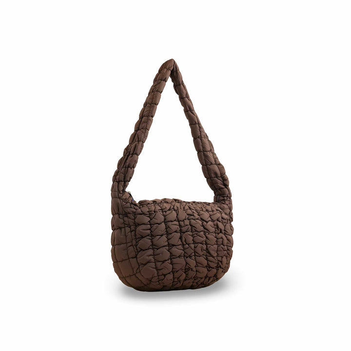 Coffee Formal Shoulder Bag P36320