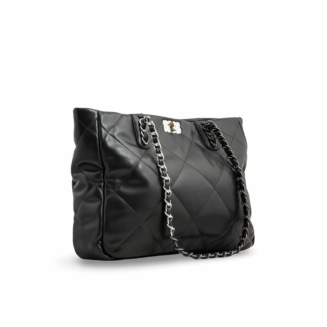 Black Formal Shoulder Bag P36321