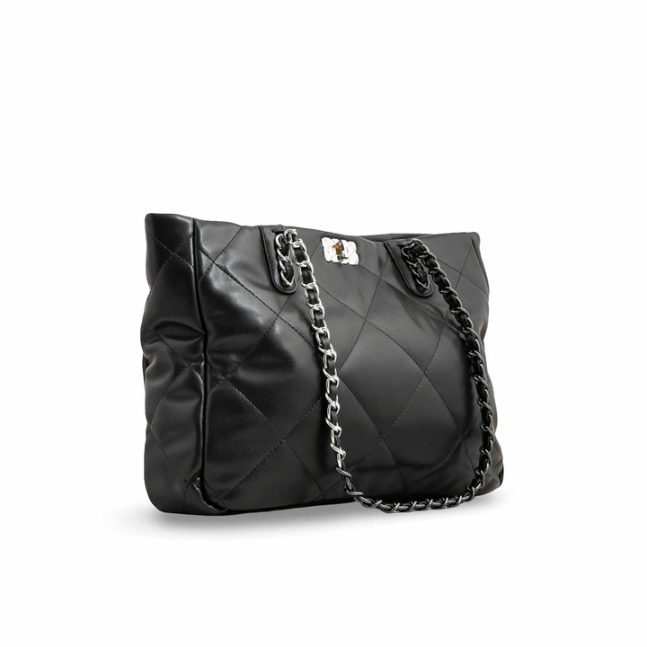 Black Formal Shoulder Bag P36321