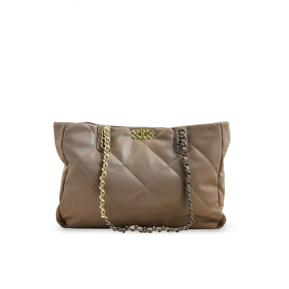 Grey Formal Shoulder Bag P36321