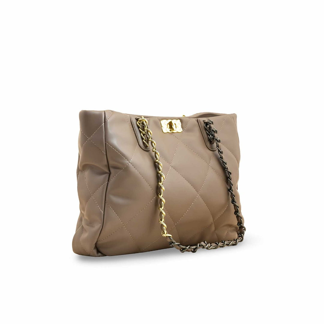 Grey Formal Shoulder Bag P36321