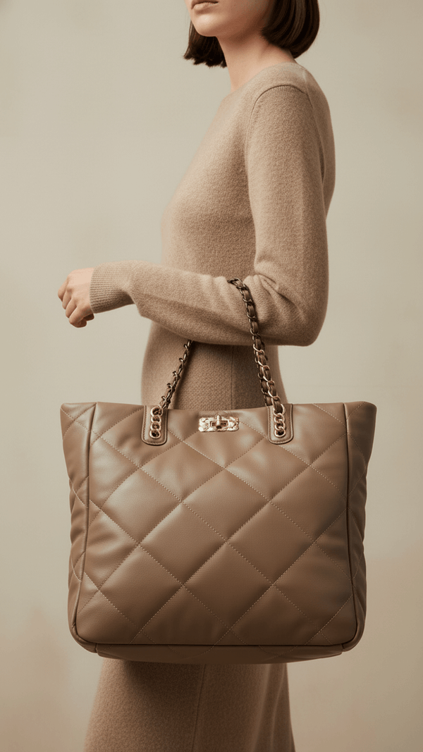 Grey Formal Shoulder Bag P36322