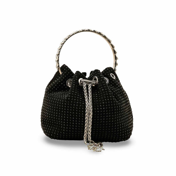 Black Fancy Clutch P36323