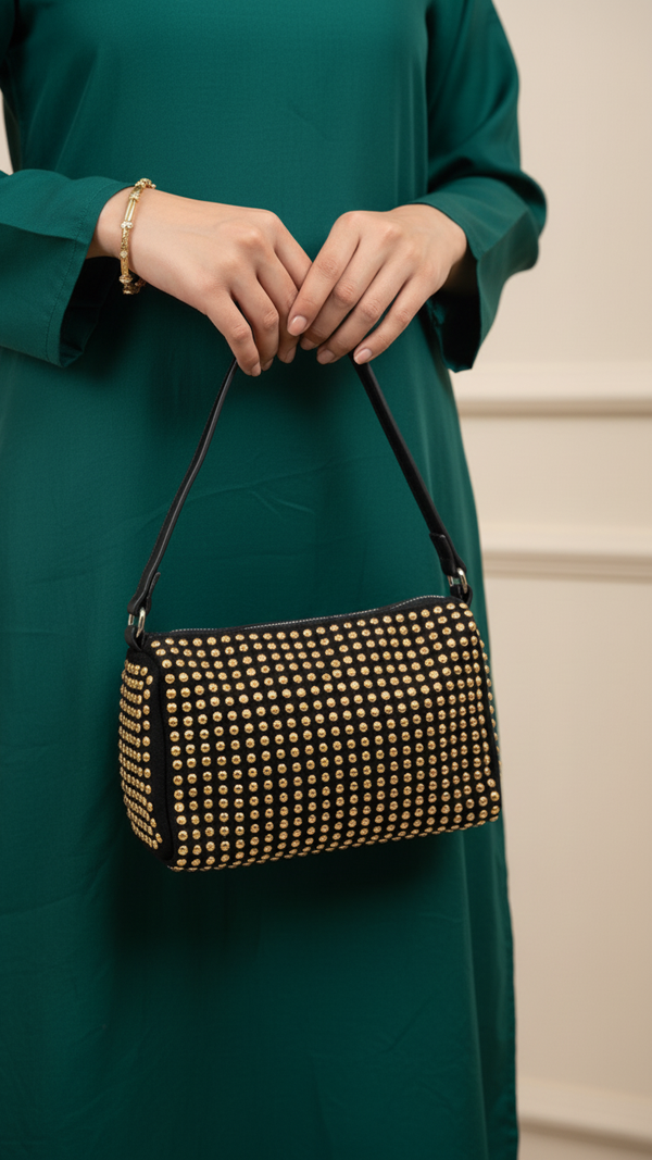 Grey Fancy Clutch P36324