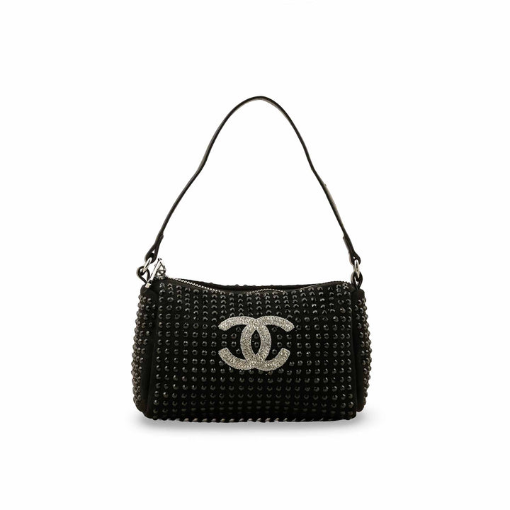 Black Fancy Clutch P36326