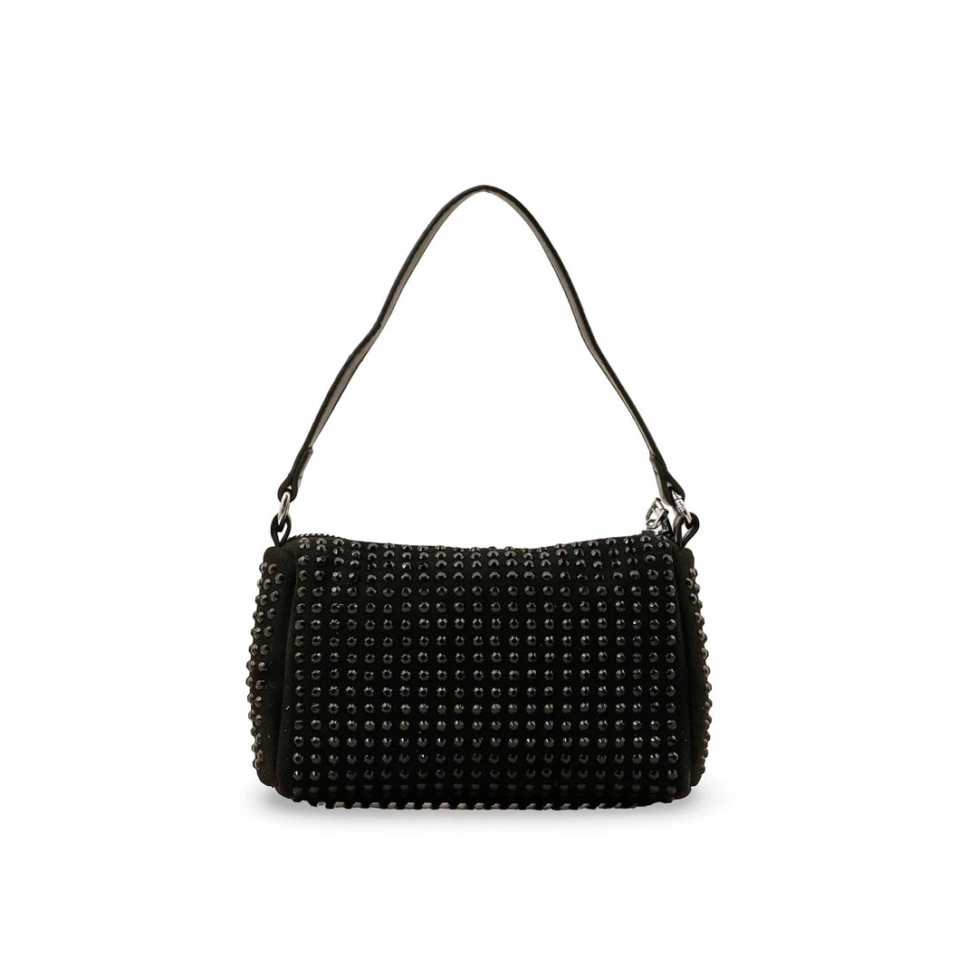 Black Fancy Clutch P36326