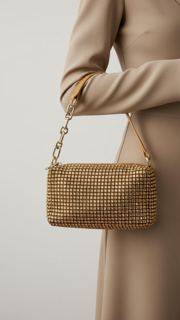 Golden Fancy Clutch P36327