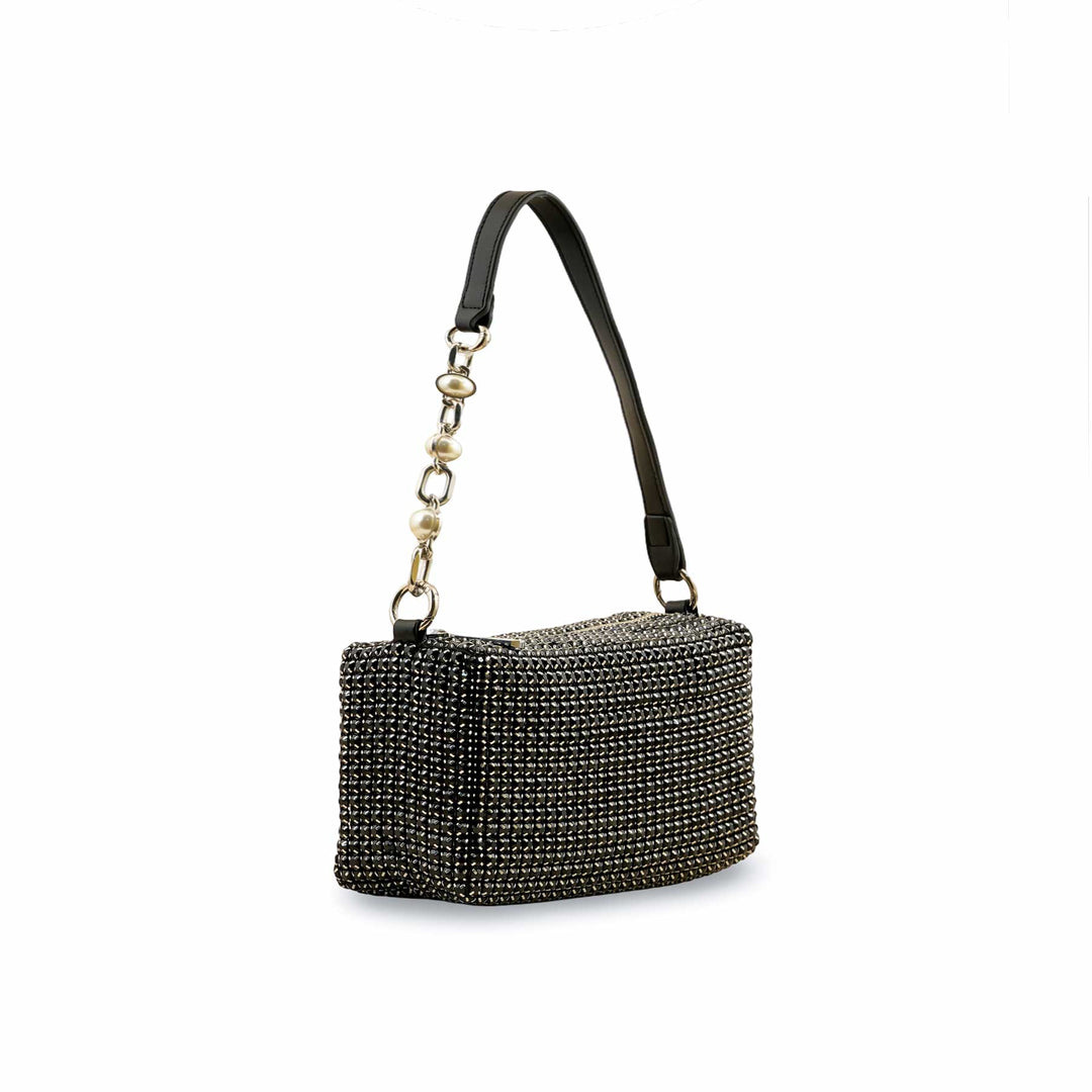 Black Fancy Clutch P36328