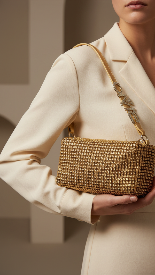 Golden Fancy Clutch P36329