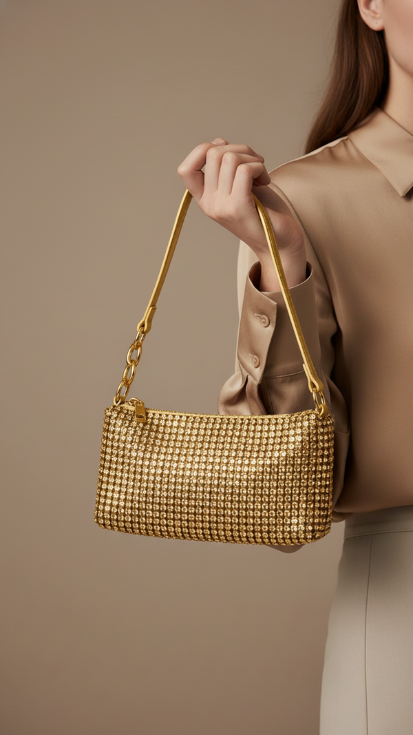 Golden Fancy Clutch P36330