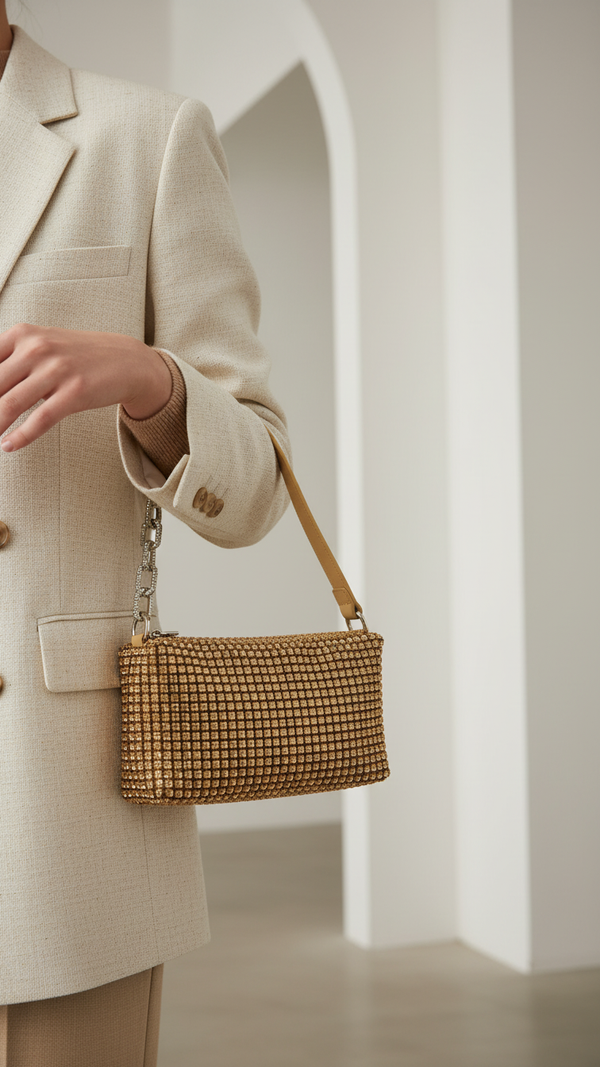 Golden Fancy Clutch P36332