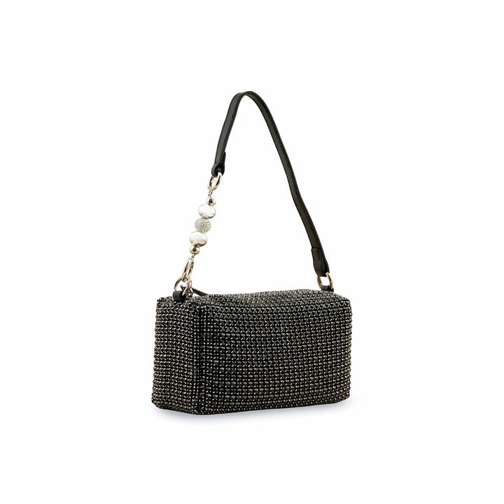 Black Fancy Clutch P36333