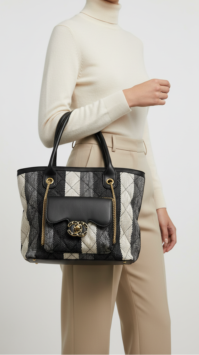 Black Formal Shoulder Bag P36335