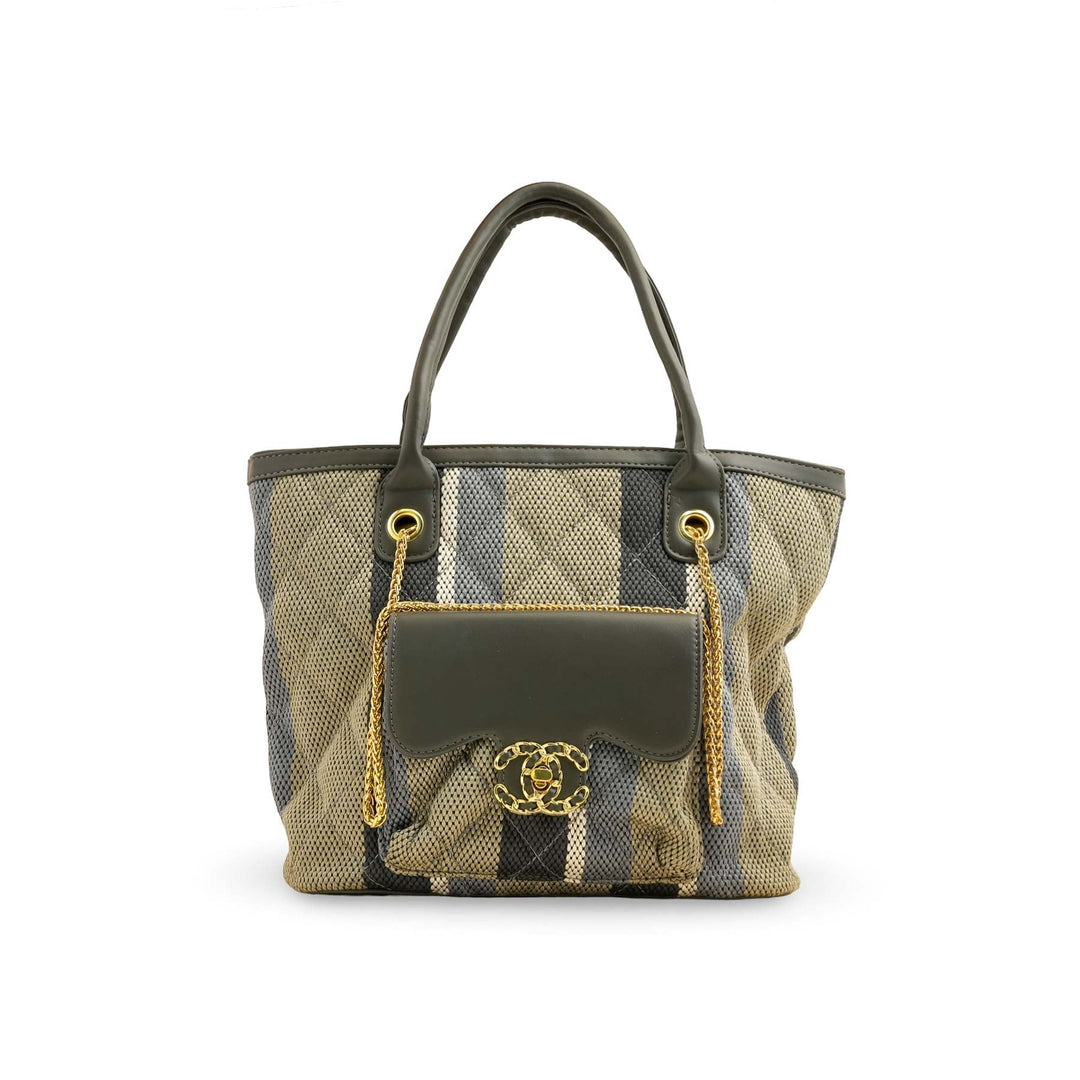 Grey Formal Shoulder Bag P36335