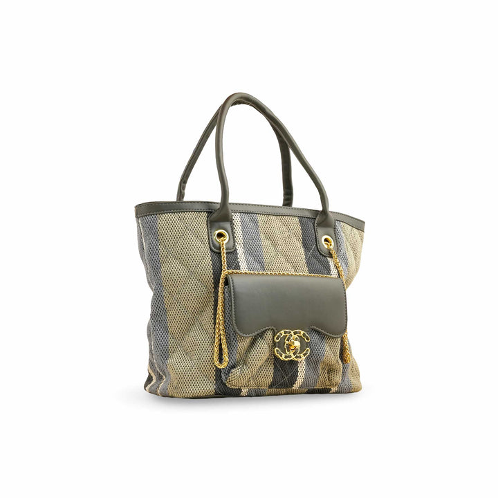 Grey Formal Shoulder Bag P36335